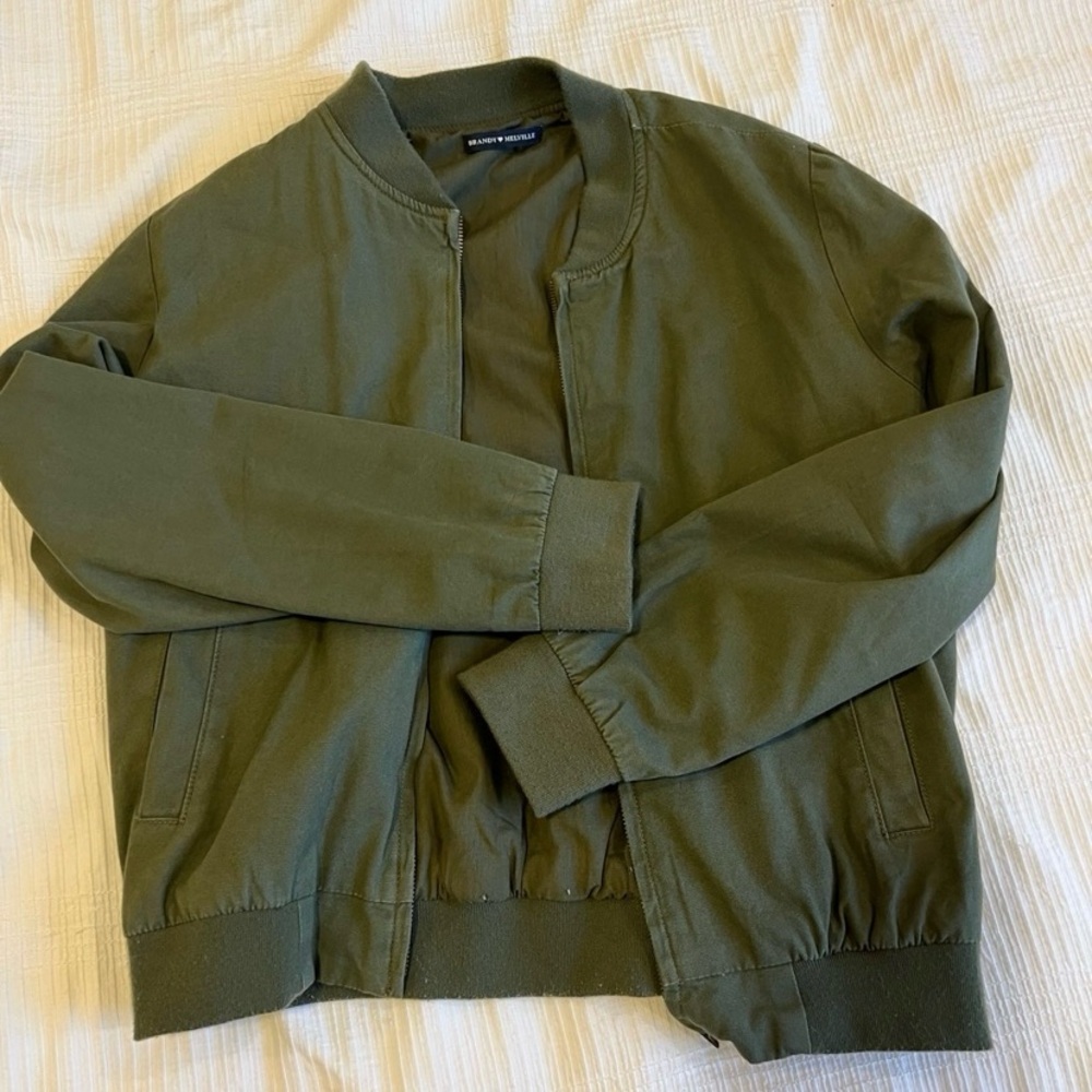 Brandy Melville Khaki Green Jacket